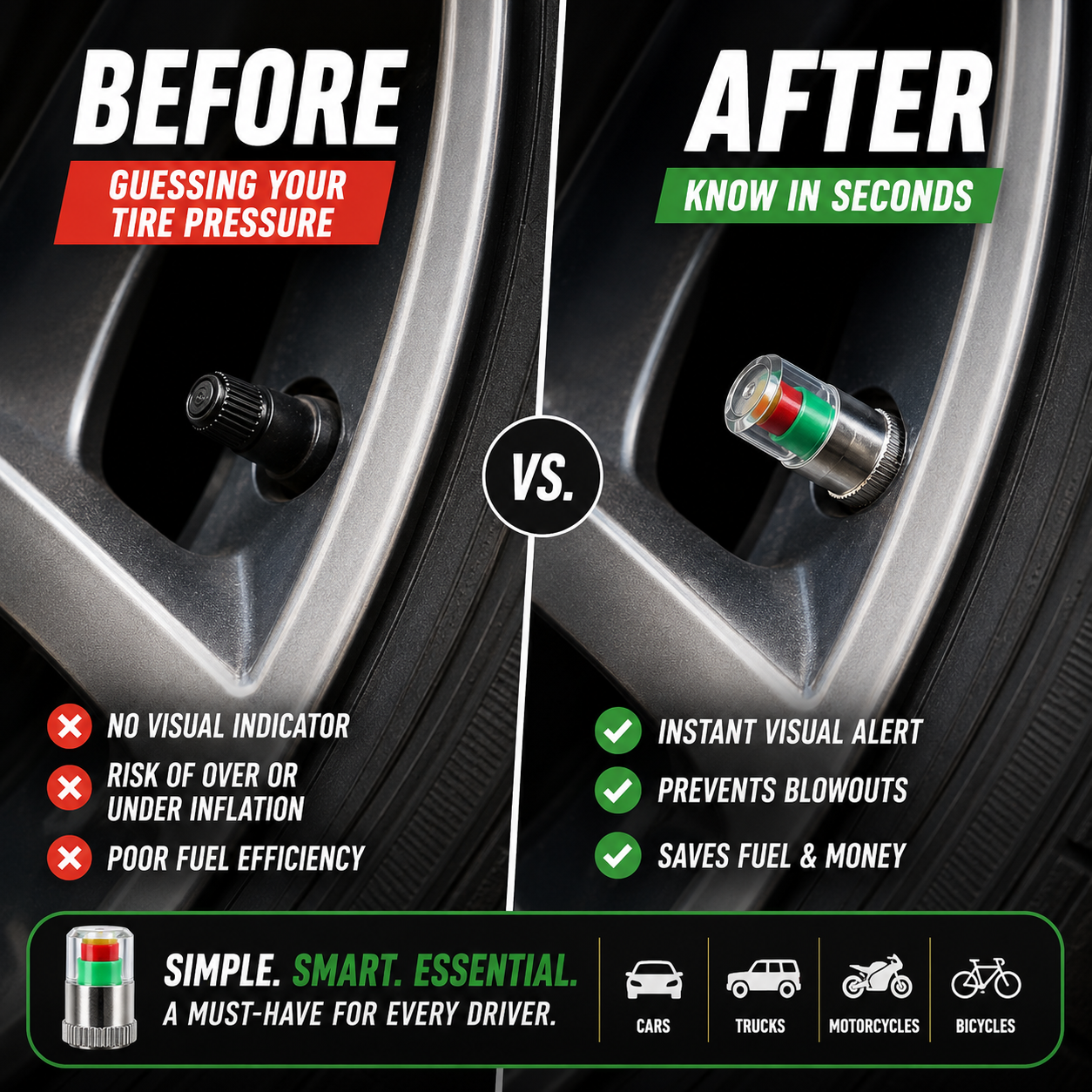 Elent™ Tire Pressure Indicator Cap
