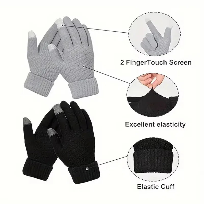 Touchscreen winter gloves