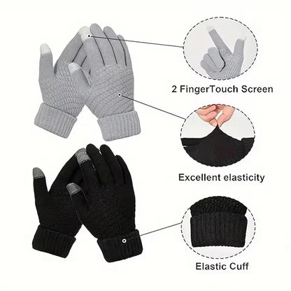 Touchscreen winter gloves