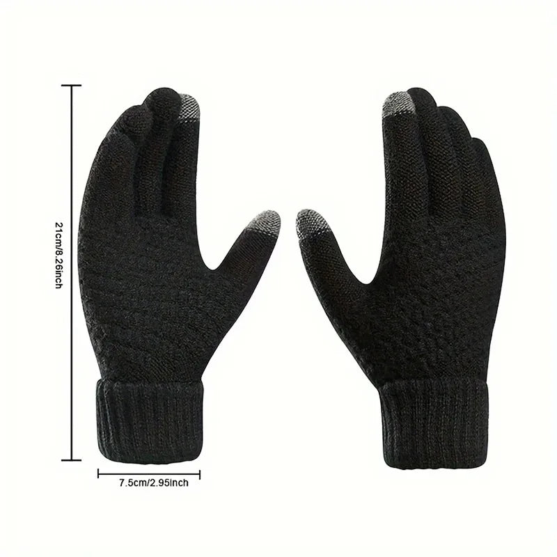 Touchscreen winter gloves