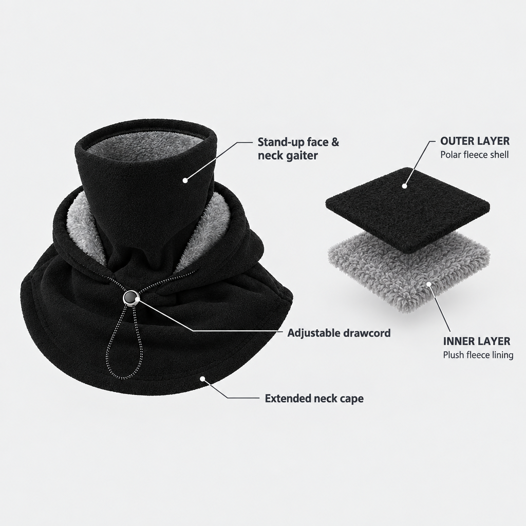 Elent™  - Warm Fleece Hood